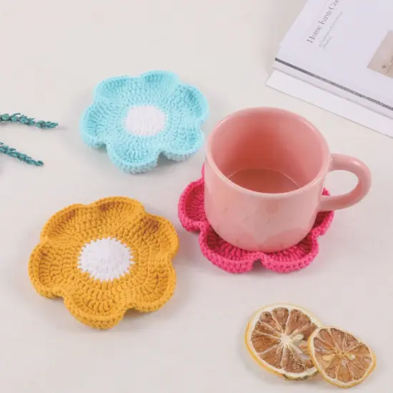 John Bead Floral Crochet DIY Kit for Beginners Granny Headband {9}