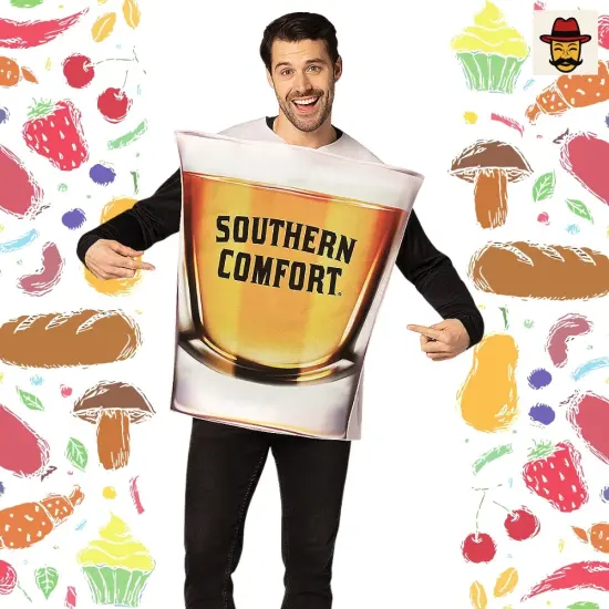 Southern Comfort Shot Glass Costume Funny Party {2}