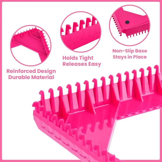 10 Inch Potholder Weaving Loom Kit for Kids & Beginners {5}