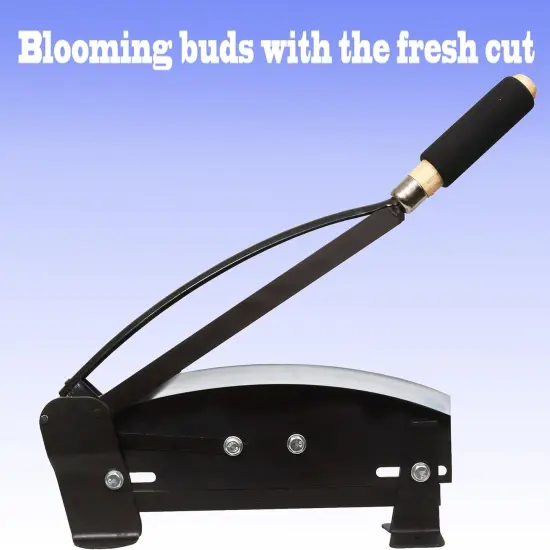 14-Inch Stainless Steel Flower Stem Cutter - Heavy Duty Bunch Cutter with Safety Lock - Perfect for Florists & Gardeners {2}