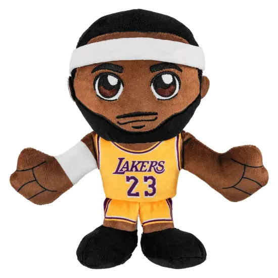 Bleacher Creatures Los Angeles Lakers LeBron James 8" Kuricha Plush (Gold Jersey) {3}