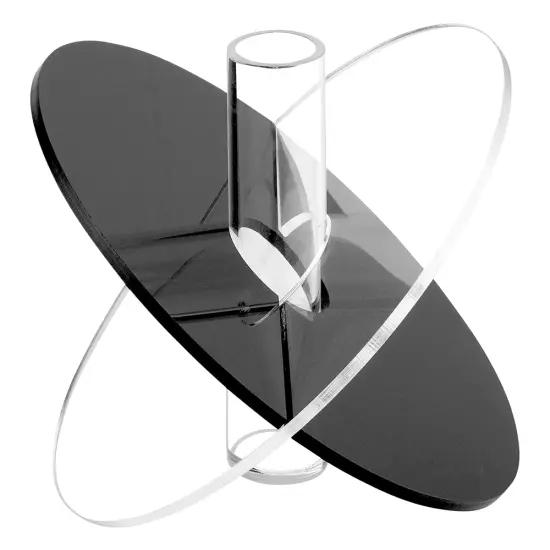 Lucite Butterfly Vase By Kinor Decor White - Clear {4}