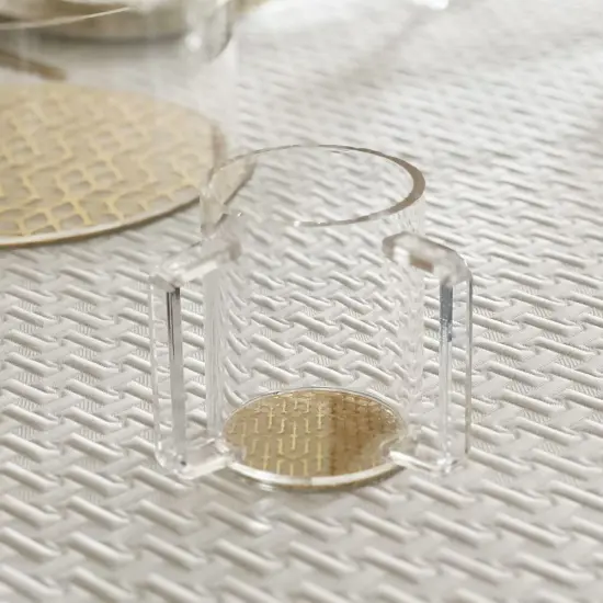 Lucite & Laser Cut Wash Cup {1}