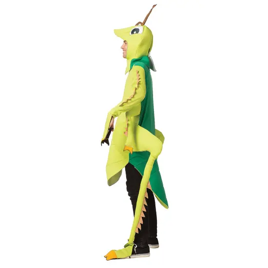 Grasshopper Adult Costume Bodysuit with Antennae Headpiece {3}