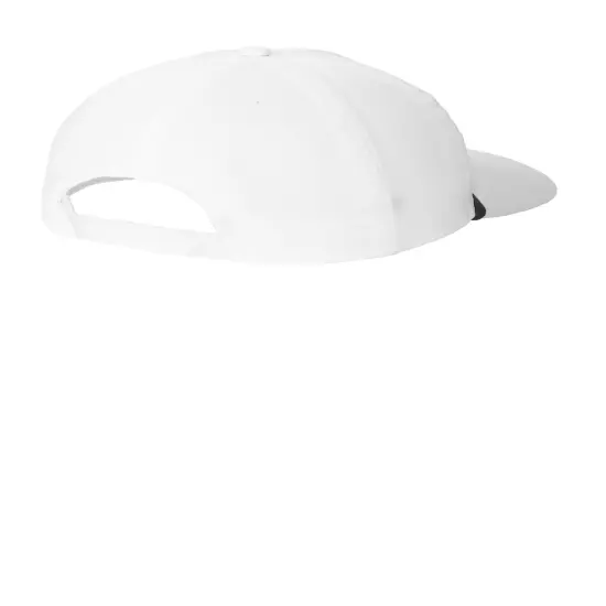 Port Authority&reg; Snapback Five Panel Rope Cap White/ Black {2}