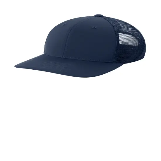 Sport-Tek&reg; Club Snapback Trucker True Navy/ True Navy {1}