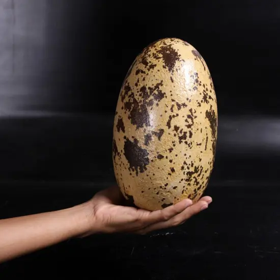 Small Theropod Dinosaur Egg Life Size Statue {4}