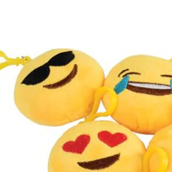Emoji Clip Plush Includes 12 Units {2}