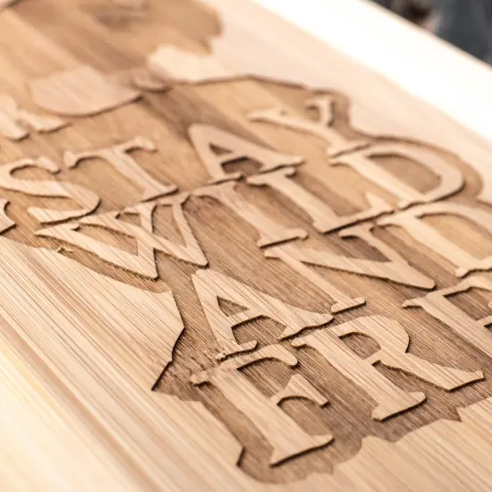 Stay Wild and Free - Buffalo - Cutting Board {3}