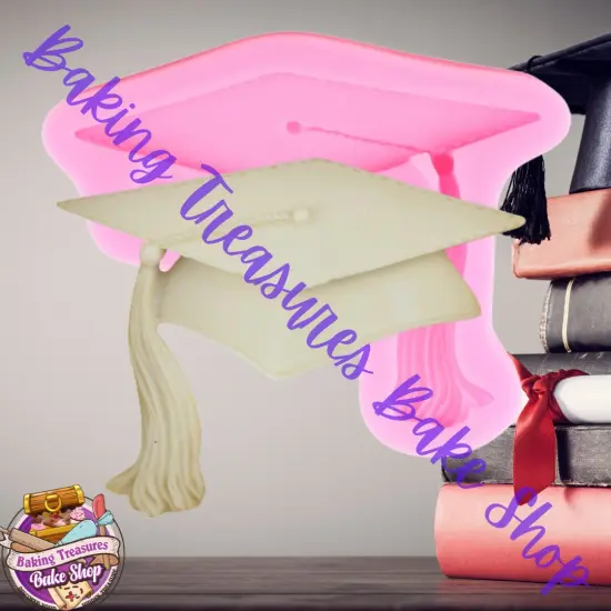 Graduation Cap Silicone Mold {4}