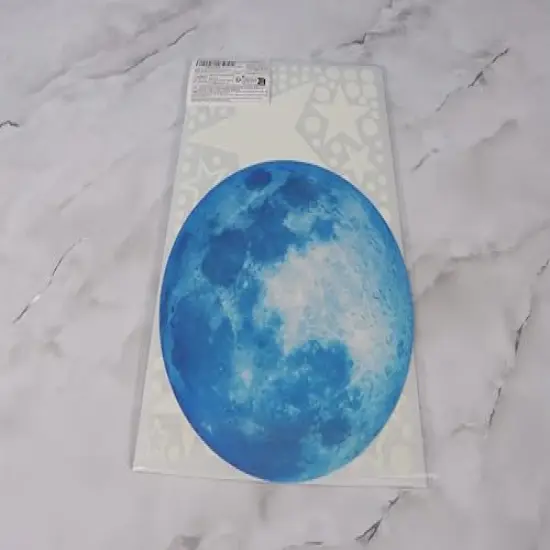 1138Pcs Glow in The Dark Stars, Glow in The Dark Moon for Ceiling Planets Space Wall Stickers Solar System Galaxy Wall Decals for Kids Boys Bedroom Living Room Decoration -Blue {5}