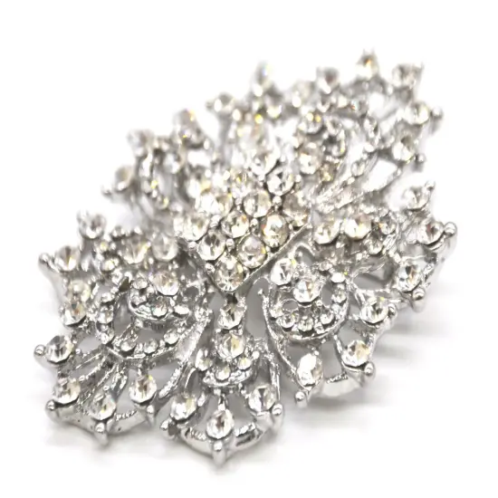 Belagio Enterprises -Rhinestone Brooch - 2 1/2" W x 3" L - BW-140 {5}