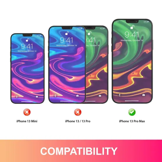 Insten 2-Pack Glass Screen Protector Compatible with iPhone 13 Pro Max 6.7", 9H Hardness Tempered Glass Film, HD Clear, With Easy Installation Frame, Scratch Resistant, Case Friendly {6}