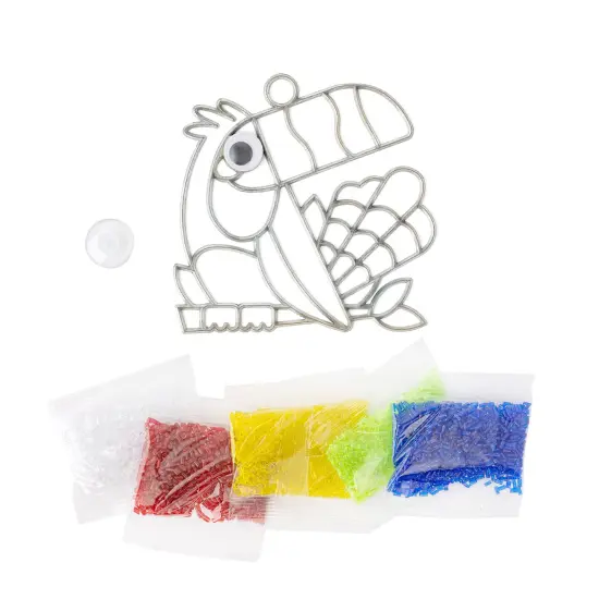 Colorbok Makit & Bakit Suncatcher Kit-Toucan {2}