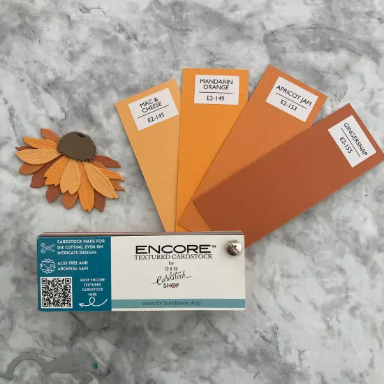 GINGERSNAP - Textured 12x12 Cardstock - Encore Paper {4}