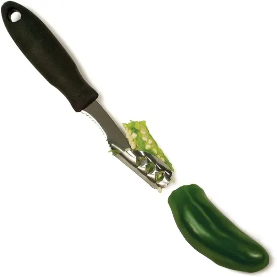 Norpro 8" Stainless Steel Jalapeno Pepper Corer / Seed Remover with Grip-EZ Handle {5}