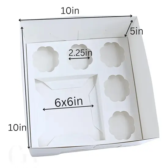 Bento Cake and Cupcake Box - 5 pack {2}