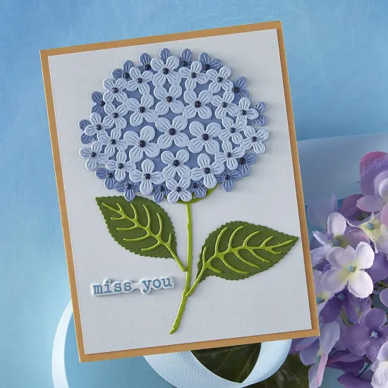 Hero Arts Die Set-Layered Hydrangea {3}