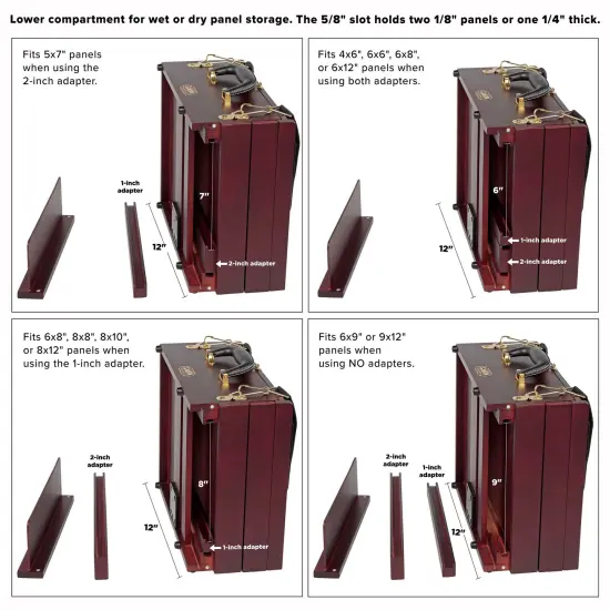SoHo Urban Artist Pochade Box & Creative Mark Apex Camera Tripod &ndash; Portable Adjustable Paint Easel and Storage Organizer for Plein Air Artists & Photographers {5}