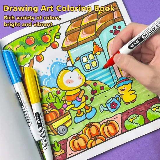 24 Colors Permanent Markers {3}