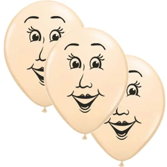 Woman's Face 16 Inch Latex Balloons {1}