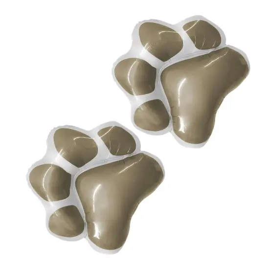 Paw Gray Foil Balloon Unique Shape 28" Dog Party Theme {4}