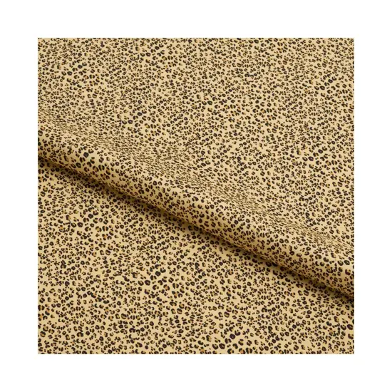 Baby Cheetah Pattern Printed Spandex Fabric Multicolor {6}