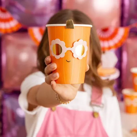 GROOVY PUMPKIN PARTY CUPS {2}
