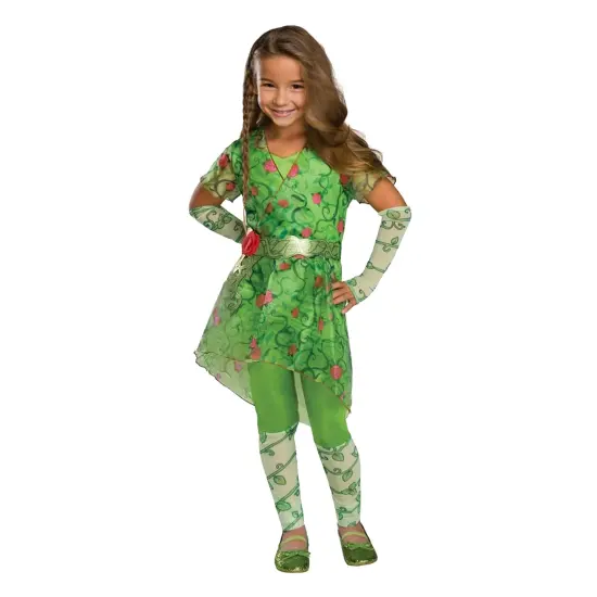 Rubies Girl's Poison Ivy Children's Halloween Costume - Large 12-14 Green {3}