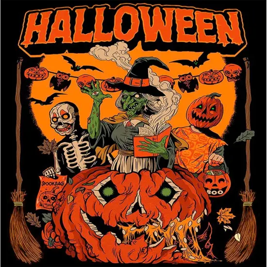 Halloween Paint by Numbers - 16x20 inch (MT21556) {1}