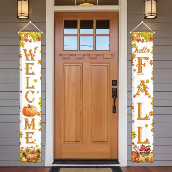 Pumpkin Thanksgiving Porch Banner {1}