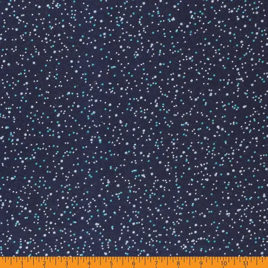 Mook Fabrics Dotted Flannel Fabric [108 in. Wide] - By The Yard Pageant Blue {2}