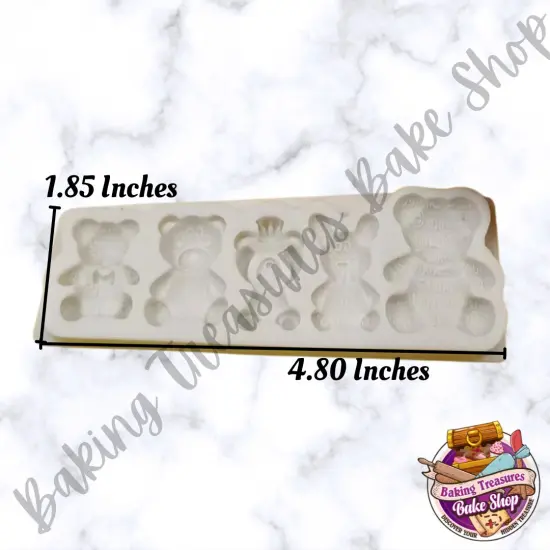 Teddy Team Silicone Mold {5}