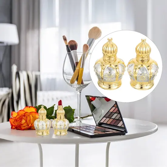 2 Pcs Catholic Glass Water Bottles - 10ml {2}