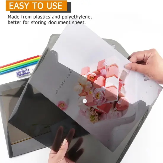 6 Pack Plastic Envelopes {4}