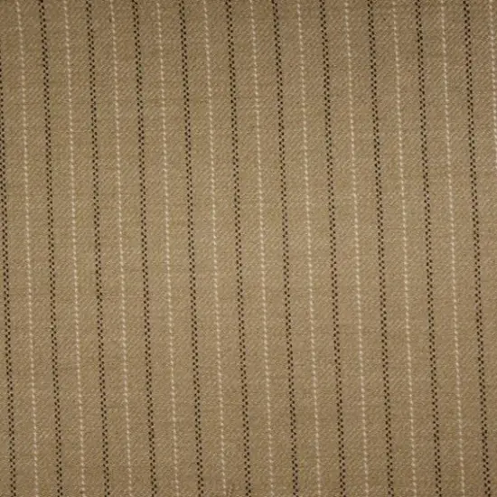 1 Yard Stretch Stripe Suiting Fabric Beige Brown Color 44/45" Width Apparel Fabric {1}