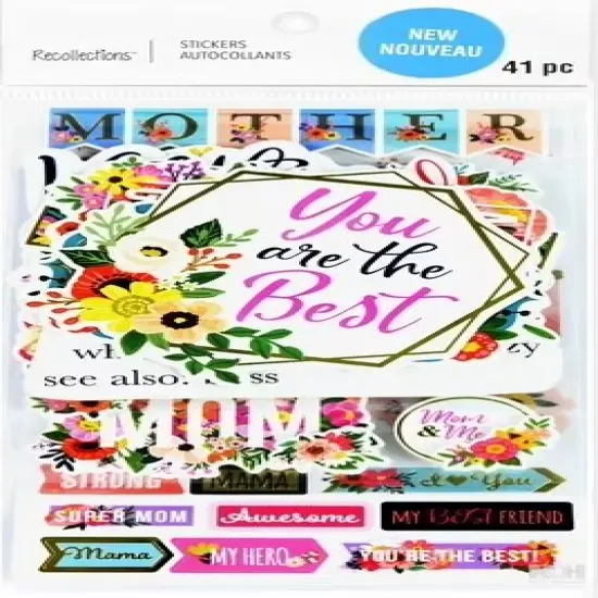 Recollections Mom Stickers Flip Pack {1}