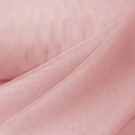1 Yard Pink Mesh Fabric 58/60" Wide Polyester, Lightweight Sheer Tulle for Apparel & Event D&eacute;cor {1}
