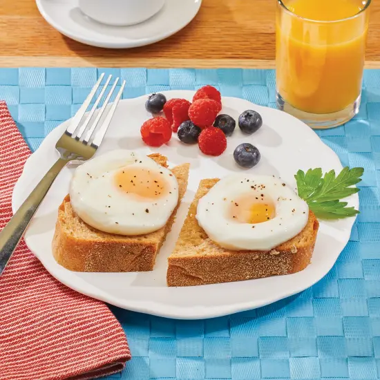 Collections Etc Microwave Double Egg Poacher, Dishwasher Safe {5}