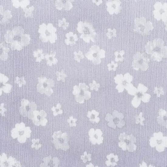 1 Yard Rayon Crinkle Crepon Fabric Silver Lightweight Apparel Material 50/52 Inches Width {2}