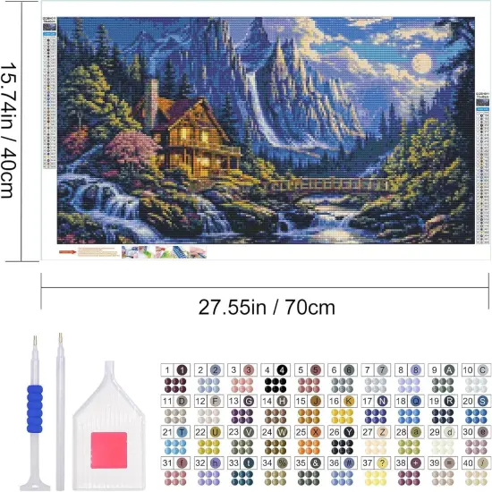 Mountain Large Landscape Diamond Painting Kits for Adults {2}