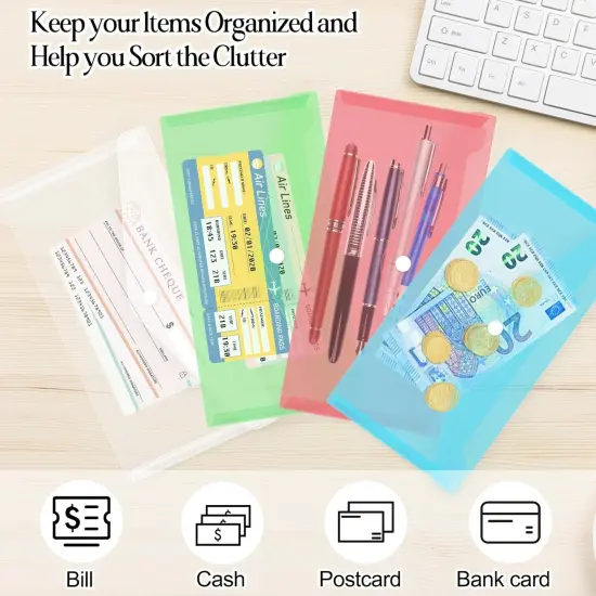 10PCS Plastic Envelopes {3}