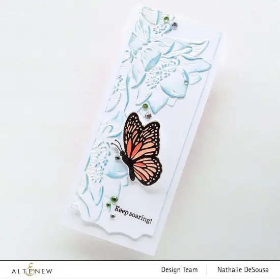 Sweet Peruvian Zinnias 3D Embossing Folder {3}