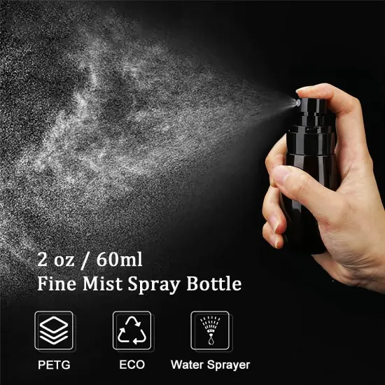 Travel Spray Bottle 2oz 60ml 3 Pack - Brown {2}