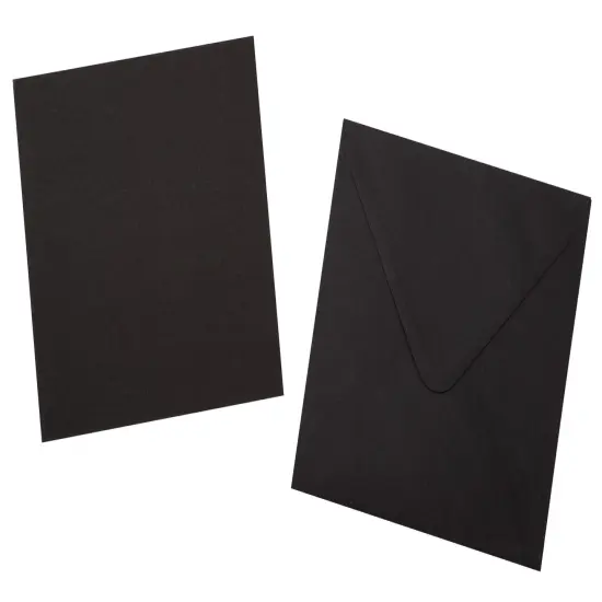 Studio Light Consumables 6"X6" Cards & Envelopes 20/Pkg-Nr. 11 Black {4}
