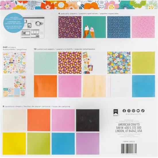 Shimelle Live The Dream Project Pad 12"X12"-24 Sheets {5}