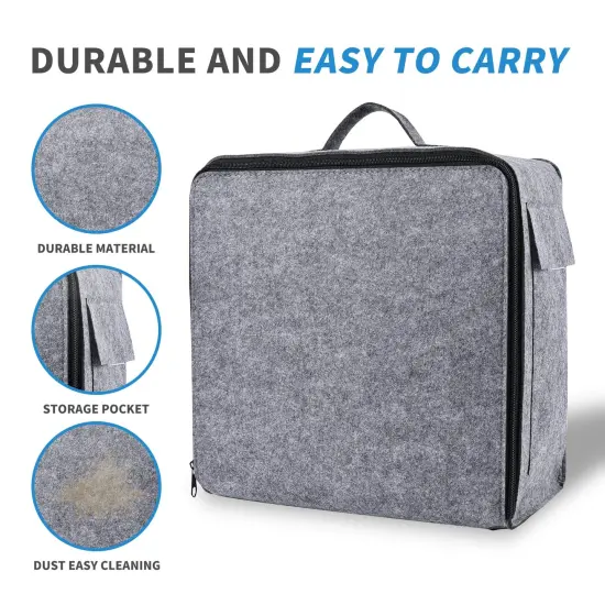 Yrangee Blocking mats for Knitting & Crochet Projects, 2 in 1 Double Side Extra Thick Knitting Blocking Mats with Circle and Lines Blocking Board with 150 T-Pins and Storage Bag {2}