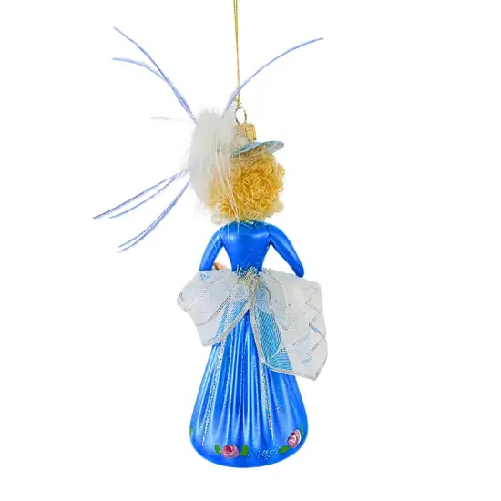 Italian Ornaments 7.5 Inch Bonica Belle Rose Christmas Tree Ornament , Christmas Decor FashionistaDiva Lady Blue {2}