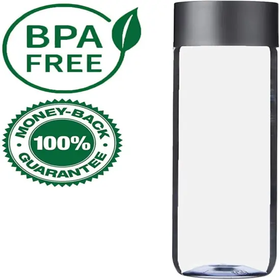 6-Pack Bulk Empty Plastic Juice Or Water Bottles with Caps {2}