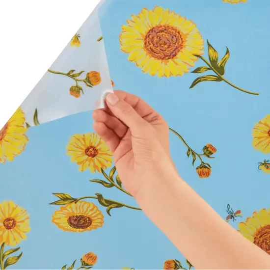 Collections Etc Colorful Sunflower Privacy Cut-To-Fit Window Cling {2}